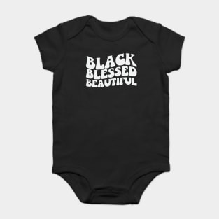 Black Blessed Beautiful Baby Bodysuit